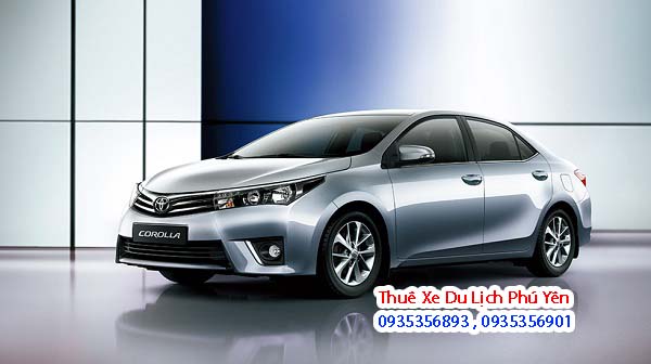 Thuê xe du lịch 4 chỗ Toyota Altis ở Phú Yên