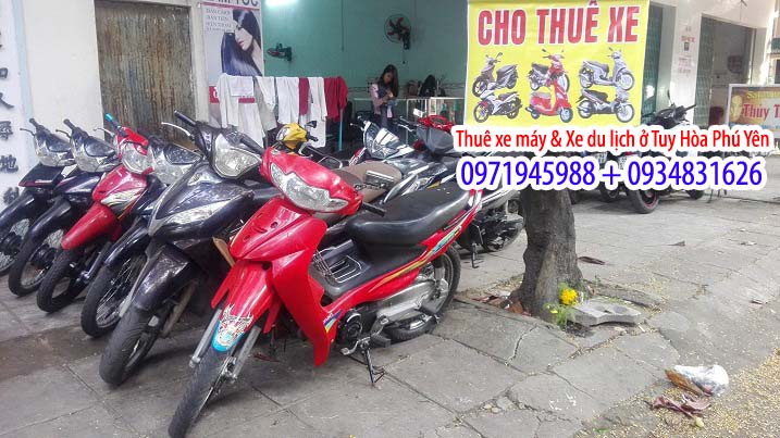 Dịch vụ cho thuê xe máy Tuy Hòa Phú Yên