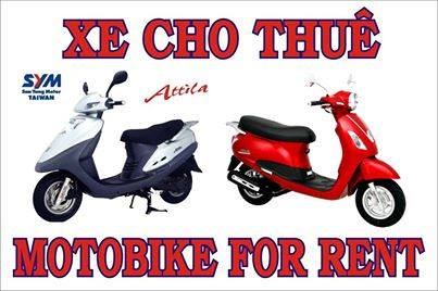 Dịch vụ cho thuê xe máy Tuy Hòa Phú Yên tại RJN.VN